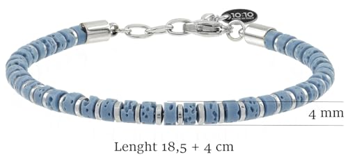 Pulsera de Piedras Naturales Ajustable 10:10 Unisex miniatura 5