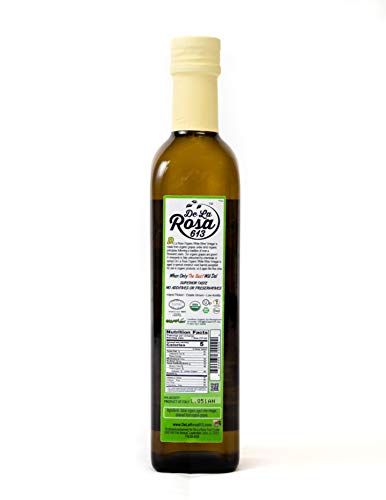 ORGANIC Italian White Wine Vinegar (2-Pack) - De La Rosa (2) 16.9oz Glass Bottles - Barrel Aged in Oak | Vegan, Gluten-Free & Kosher | Great for salads, dressing and more! - Thumbnail 2