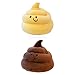 F Fityle 2x Nouveauté Merde En Peluche Jouet Caca Forme Oreiller pour Cadeau D'anniversaire Décor À La Maison