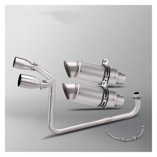 Tuyau d'échappement moto MSX125 collecteur intermédiaire inox Grom double sortie silencieux