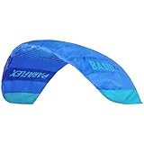 Wolkenstürmer Paraflex Basic 1.7 - Aile de Traction, Bleu - Prêt a Voler - cerf-Volant 2 Lignes pour débutants et Enfants à partir de 8 Ans - Aile de Kitesurf