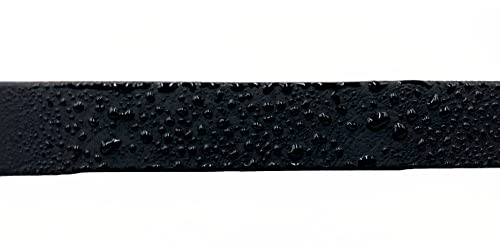 Schleppleine Biothane Hundeleine kleine Hunde 9mm 3m / 5m / 10m / 15m Hundeleine Biothane (2m MIT Handschlaufe, Schwarz)