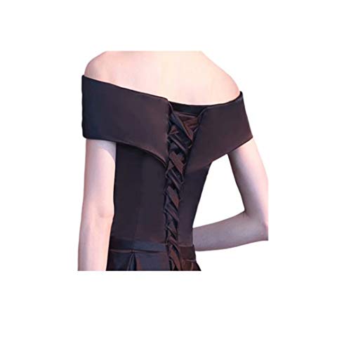 Dress Cord Back Satin Ribbon Ties Corset Kit Zipper Replacement 140'' Black