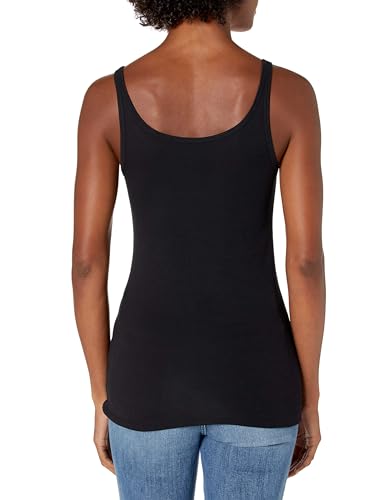 Amazon Essentials Damen Tank Top Slim Fit Dünne Träger 2er Pack Schwarz Weiß Large