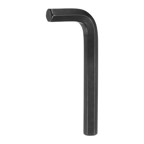 sourcing map Hex Key Wrench 17mm L-Shape Hexagon Metric Wrenches Chrome Vanadium Steel Repairing Tool for Home Repair, Black