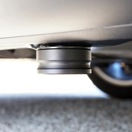 TLECTRIC Wagenheber Aufnahme Jack Pads für Tesla Model Y aus Giga Berlin/Grünheide mit BYD Akku (4 Stück) Auflage mit Metallkern Robuster Adapter Hebepunkt Unterlage