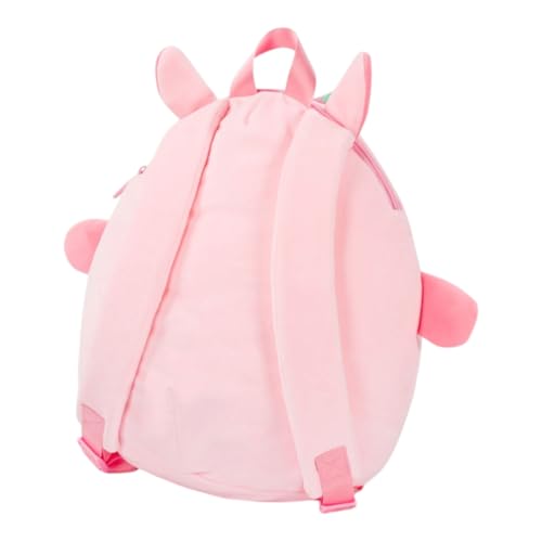 Mochila de peluche de unicornio multicolor de tamaño normal para niños 3