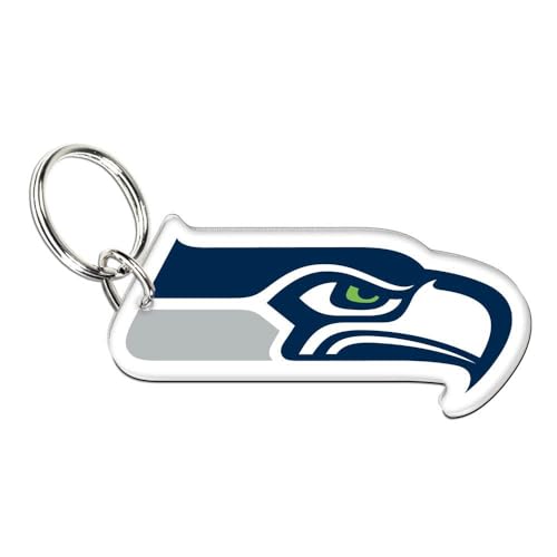 Seattle Seahawks Porte-clés Acrylique Logo Old Glory Accessoire Officiel NFL