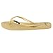 ED HARDY Women's Capistrano Flip Flop Sandal - Gold - 8