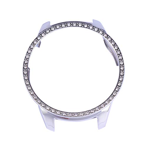 NICERIO Compatible para Samsung Galaxy Watch Active 2 Caso Diamantes Brillante Rhinestone Protector de Pantalla Cubierta Reloj Protector Cubierta 44Mm Cover