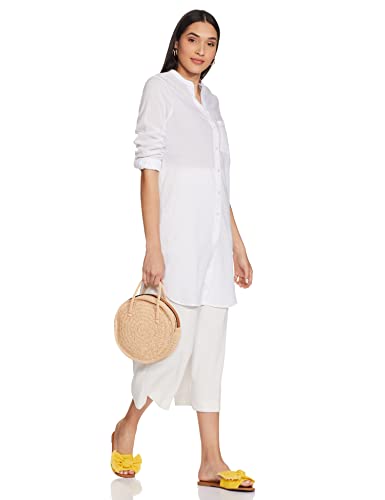 Image of Marks & Spencer Women's Cover Up Kurta (T52 7384 White M)