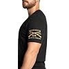 Grunt Style American Reaper 2.0 - Patriotic Skull Graphic Tee, USA, American Flag - Men's Tactical Short Sleeve T-Shirt (Black, Small) #4