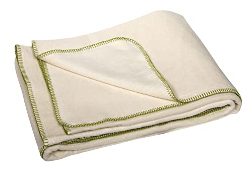 yogabox Couverture en Coton Bio/GOTS Made in Germany Natur 150 x 200 cm Cover