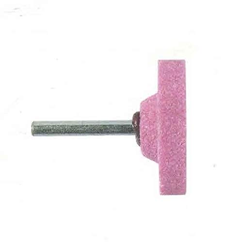 Mola abrasiva CILINDRICA mm 30 x 6 gambo mm 6 al corindone rosa