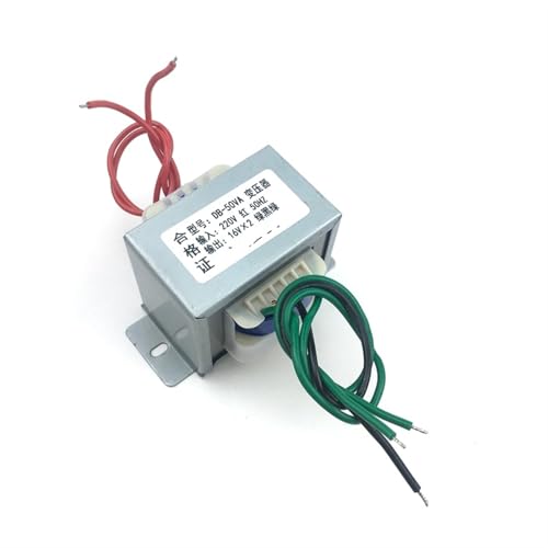 Transformateur EI66 DB-50VA 50W avec double sortie 16V isolée pour réduire le bruit électrique