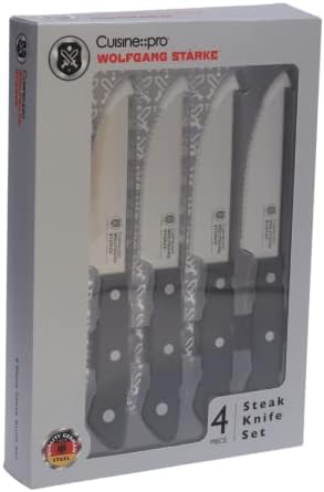 Cuisine::pro Wolfgang Starke Stainless Steel Steak Knife, Set of 4
