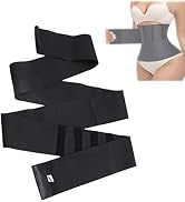 3 Meter Waist Trainer, Adjustable Lumbar and Back Support, Elastic Tummy Snatch Bandage Postpartu...