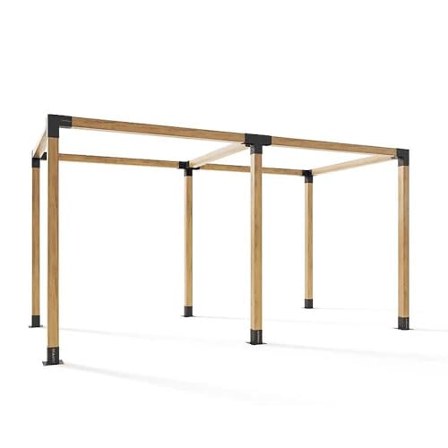 Roof Pergola Gazebo Shed Matte Black Steel Brackets Double DIY Kits