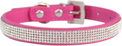 Collier personnalisé pour chien grand format réglable anti-traction rose