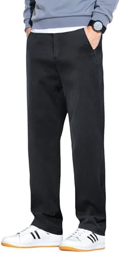 （13:30時点） [Hixsun] ズボン メンズ ワイドテーパードパンツ ゆったり イージーパンツ 人気 無地 チノパンツ ずぼん ボトムス ラウンジパンツ ロングパンツ 大きいサイズ トラウザーズ 秋服 冬服