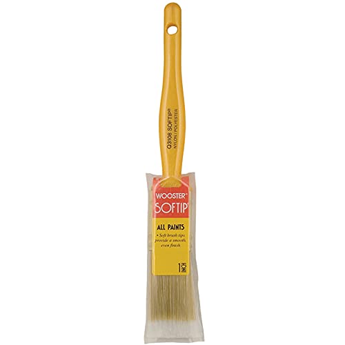 192-Pack of 1” Wooster Brush Company Q3208 Magikoter Golden Sof Tip General Purpose Angle Sash Paint Brush