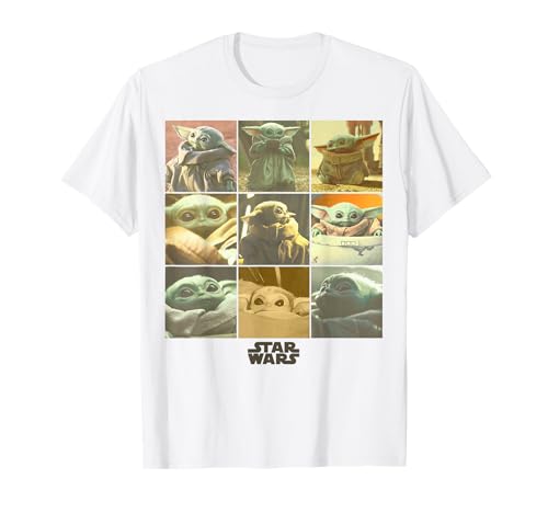 T-shirt Star Wars The Child Box Up Grid C4 pour fan de Grogu