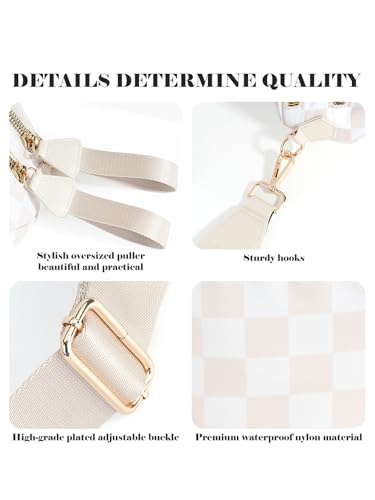 black and white checkered crossbody bag bum bag for womenspacious checkered purse fanny packs belt bag