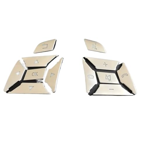 Autocollants boutons volant Mercedes C W204 2007-2010 décoration