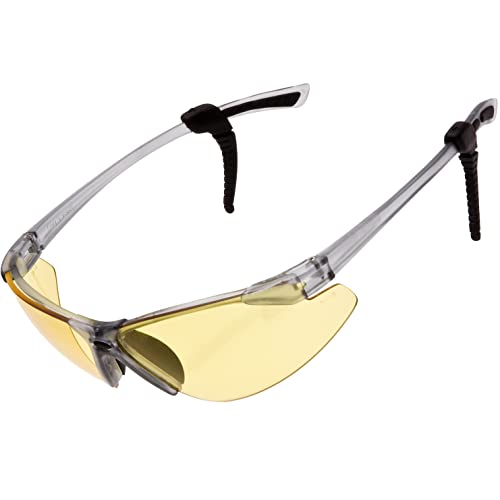 Spits Eyewear REACTOR - Yellow Photochromic, Light Adjusting Safety Glasses Shooting Glasses
