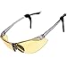 NEW! REACTOR - Photochromic Safety Glasses UV400 Z87.1 OSHA Compliant - Transitions From High Contrast Yellow to Dark Green