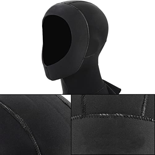 Zerodis Diving 3Mm Neoprene Diving Hood for Swimming Diving Water Sports Diving (L)