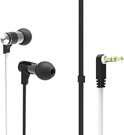 BSX Audio Basix Earphones, Black and White
