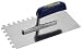 Produktbild Connex COX781238 Zahnglättekelle, rostfrei, Zahnung rechts und vorne, Größe 280 x 130 mm, Zahnung 10 x 10 mm
