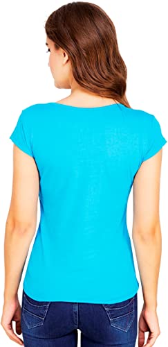 Image of NIVIK Printed Cotton T-Shirt for Women