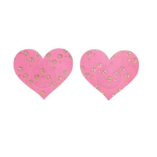 8xNew Ladies Charming Heart-Shaped Breast Sticker Disposable Cover w/Sequins Pink|Clothing Shoes & Accessories|Womens Clothing|Sleep|Breast Forms Enhancers-image-4
