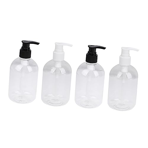 Ipetboom 4 Piezas Botella De Humectante Contenedor De Loción Pequeño Dispensador De Loción Esponjas De Baño Para Recién Nacidos Dispensador De Gel De Baño Cabello Botella De Loción
