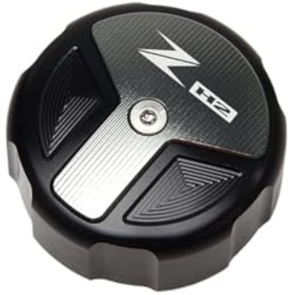 M Dla KAWASAKI ZH2 Z H2 2019-2021 motocykl przedni i tylny cylinder płynu hamulcowego pokrywa zbiornika głównego Y(Color:Titanium 36mm)