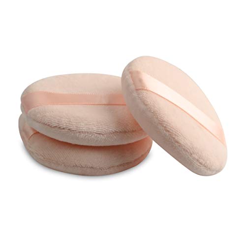 Adecco LLC 3pcs Cosmetic Powder Puff Cleaning Soft Sponge Foundation Tool for Face Makeup