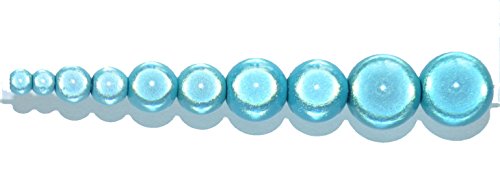 Lovely Lovely looking All\' ingrosso 400 pz 3 D Illusion miracolo Beads, Round, 8 mm, Acrilico, turquosie, 8 mm