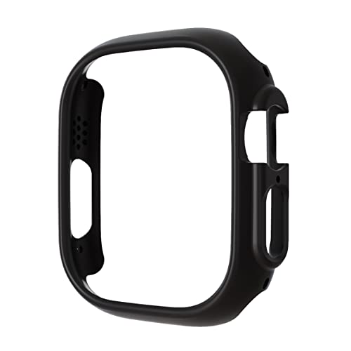 Coque PC pour Apple Watch 8 Ultra 49mm bumper argent transparent