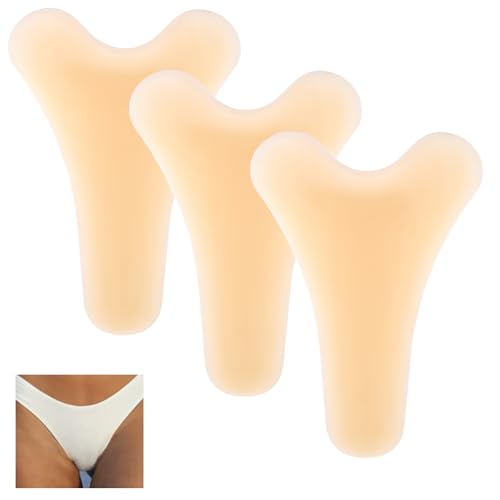 tumwhit Correcteur d'orteil de Chameau | Cache-Orteils de Chameau sans Couture, Insert en Silicone Anti-Chameau, sans protège-Orteils de Chameau, Lot de 3 Beige, Y-Type