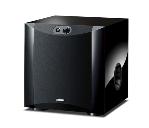 Yamaha NS-SW200 Front Firing-Subwoofer mit patentiertem Twisted Flare Port Bassreflexrohr...