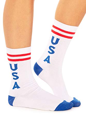 Image of Tipsy Elves Women's USA Women's Retro USA Socks Size One Size