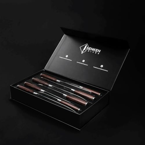 Senken Knives IMPERIAL Senken 8-Piece Premium Japanese Kitchen Knife Set With Laser Damascus Pattern thumb #5