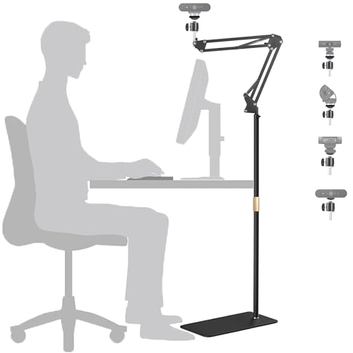 Support de sol pour webcam Logitech au salon ou dans votre studio de streaming