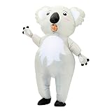 MT MENGTONG Inflatable Koala Costume for Adult Funny Blow up Costume Cosplay Fancy Dress Jumpsuit for Party Christmas Halloween Costume