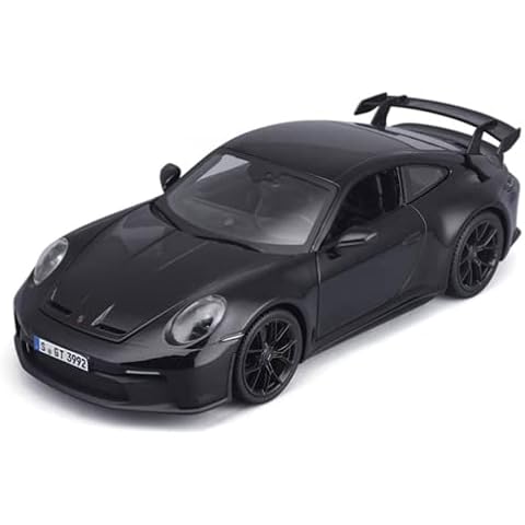 Maisto May Cheong Group M36458BK 1:18 Scale Porsche 911 GT3 2022 Children's Car Black Cover