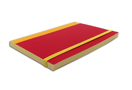 Toga D.I.Y Notebook, Paper, Red/Yellow, 10 x 15 x 0.8 cm, Rouge/ Jaune, 10 x 15 x 0,8 cm - Image 2