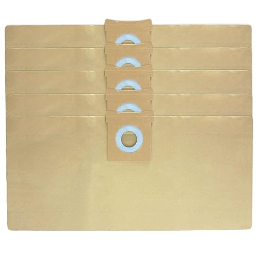 SPARES2GO Sacs à poussière robustes pour aspirateurs Mac Allister MAC25-S, MAC19-PRMAC22-PRMWVPAll 20/30, 16 L, 20 L et 30 L (lot de 5)