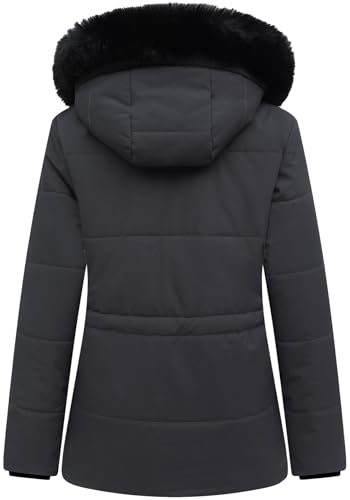 MOERDENG Women's Warm Winter Puffer Coat Thicken Fleece Lined Down Jacket - image 3